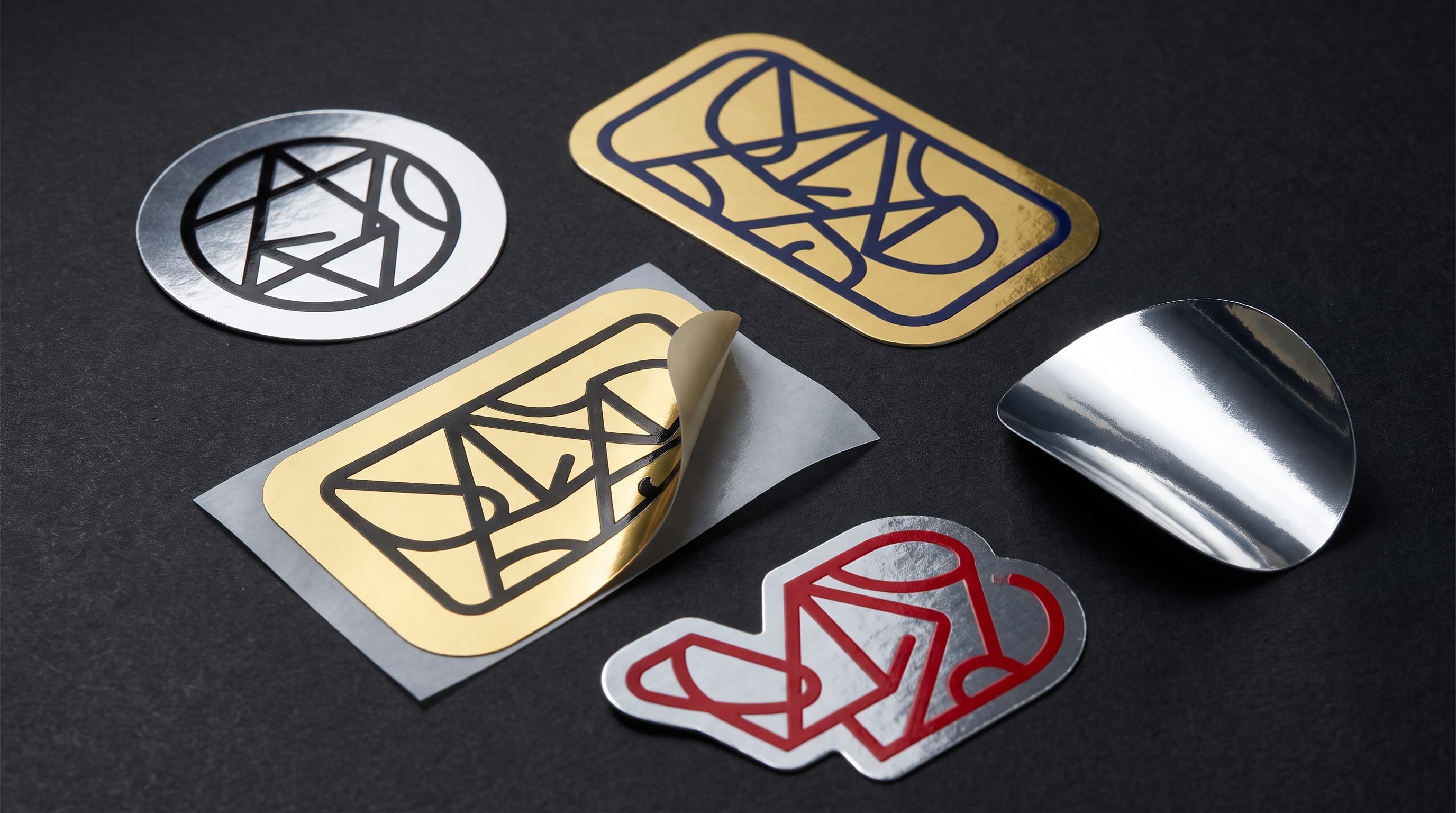 Metallised Stickers